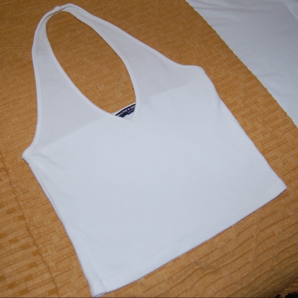 Brandy Melville ‘Alexis’ Halter Top - White - Picture 4 of 4